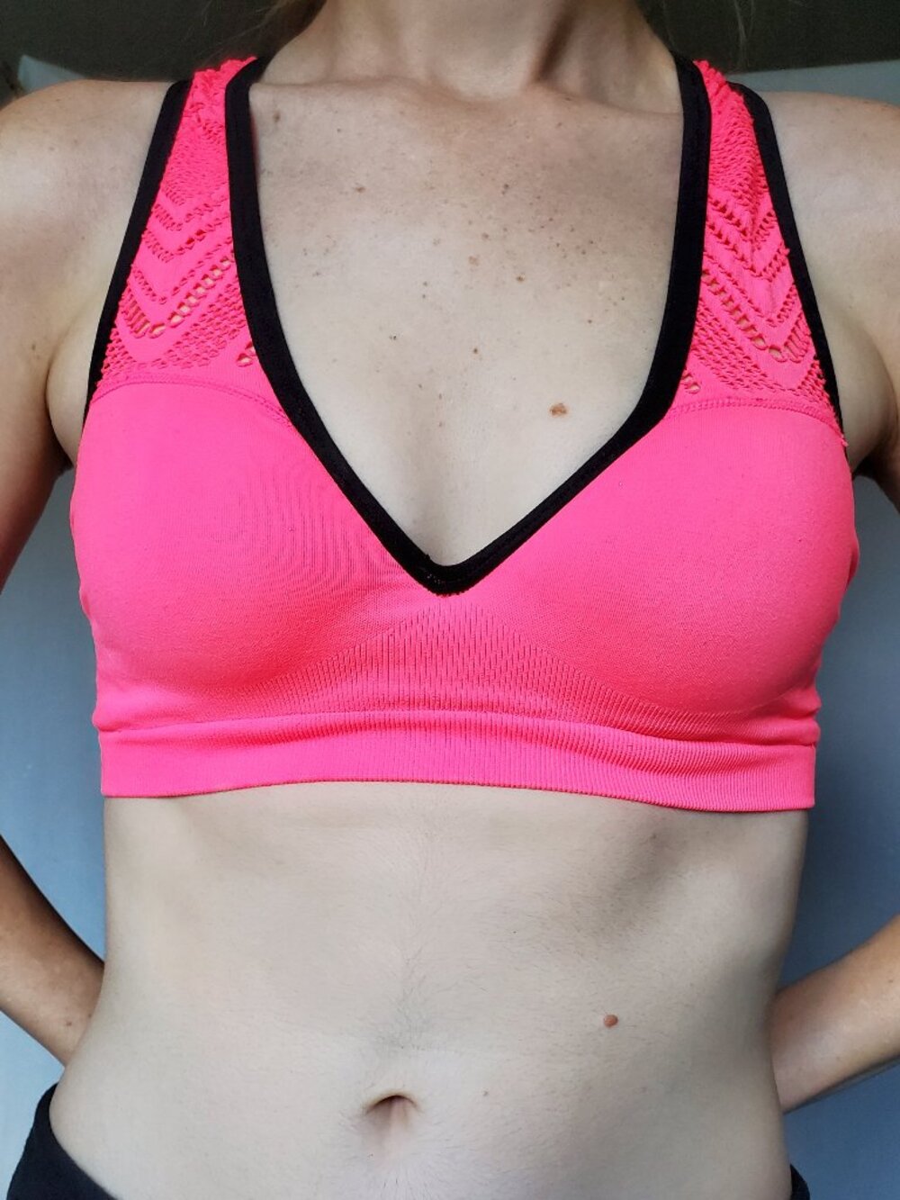 Pink Victoria’s Secret Hot Pink Sports Bra